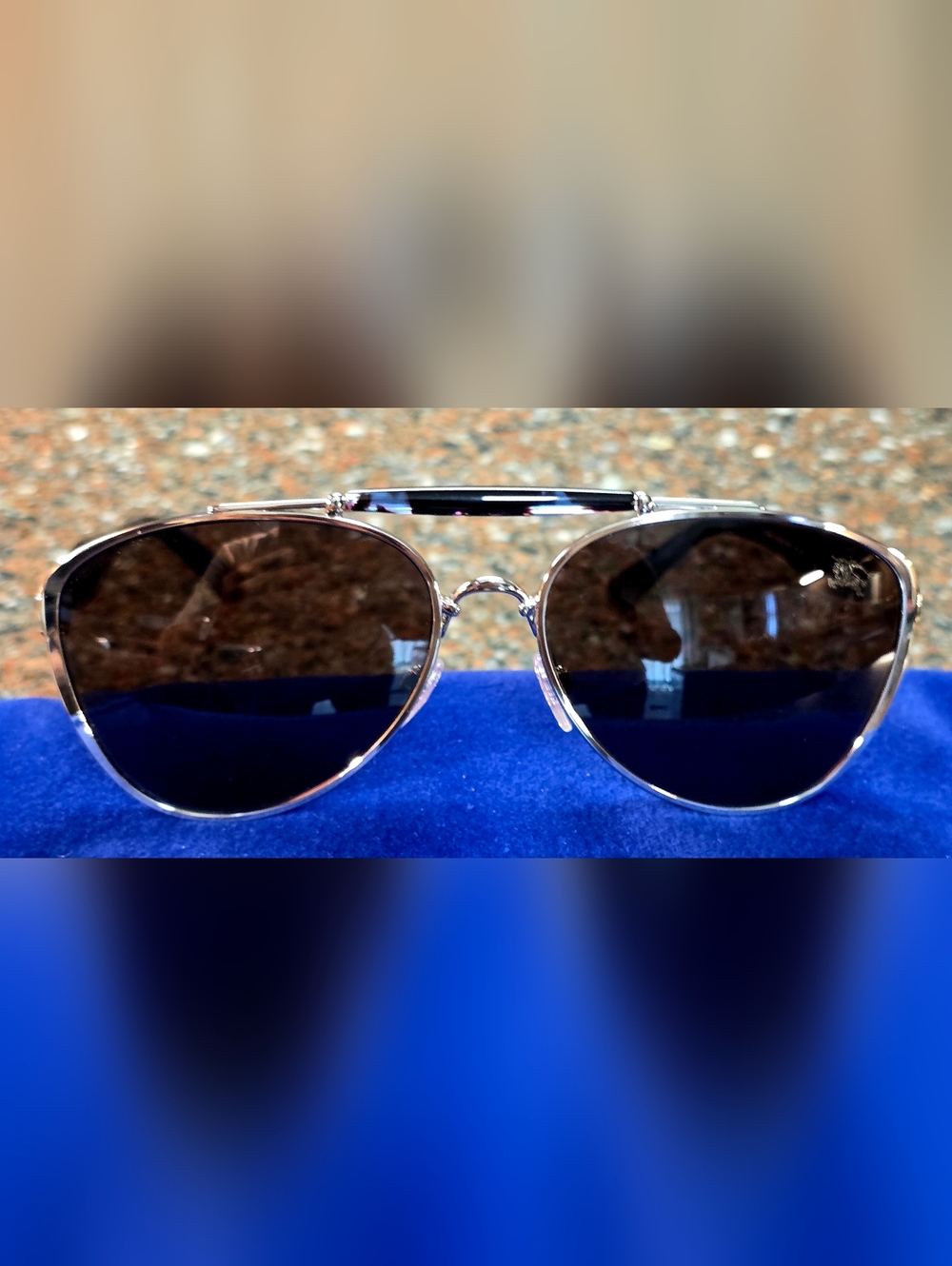 BurberryDark Brown Phantos Men's Sunglasses
